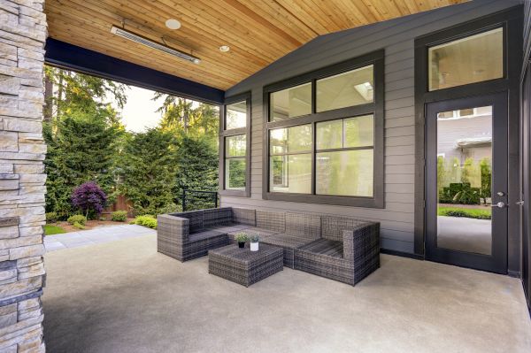 Porch Concrete Repair in Lawrence