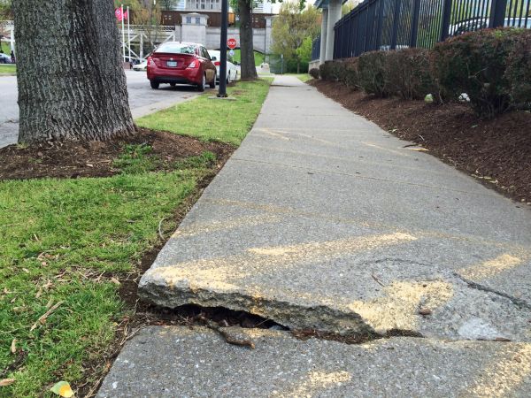 Cement Sidewalk Repair in Lawrence