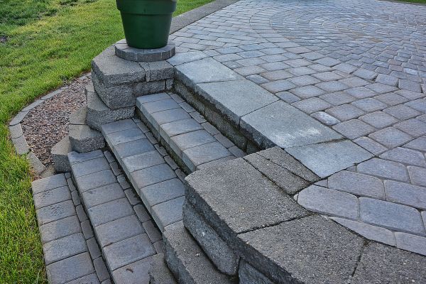 Patio Step Repair in Lawrence
